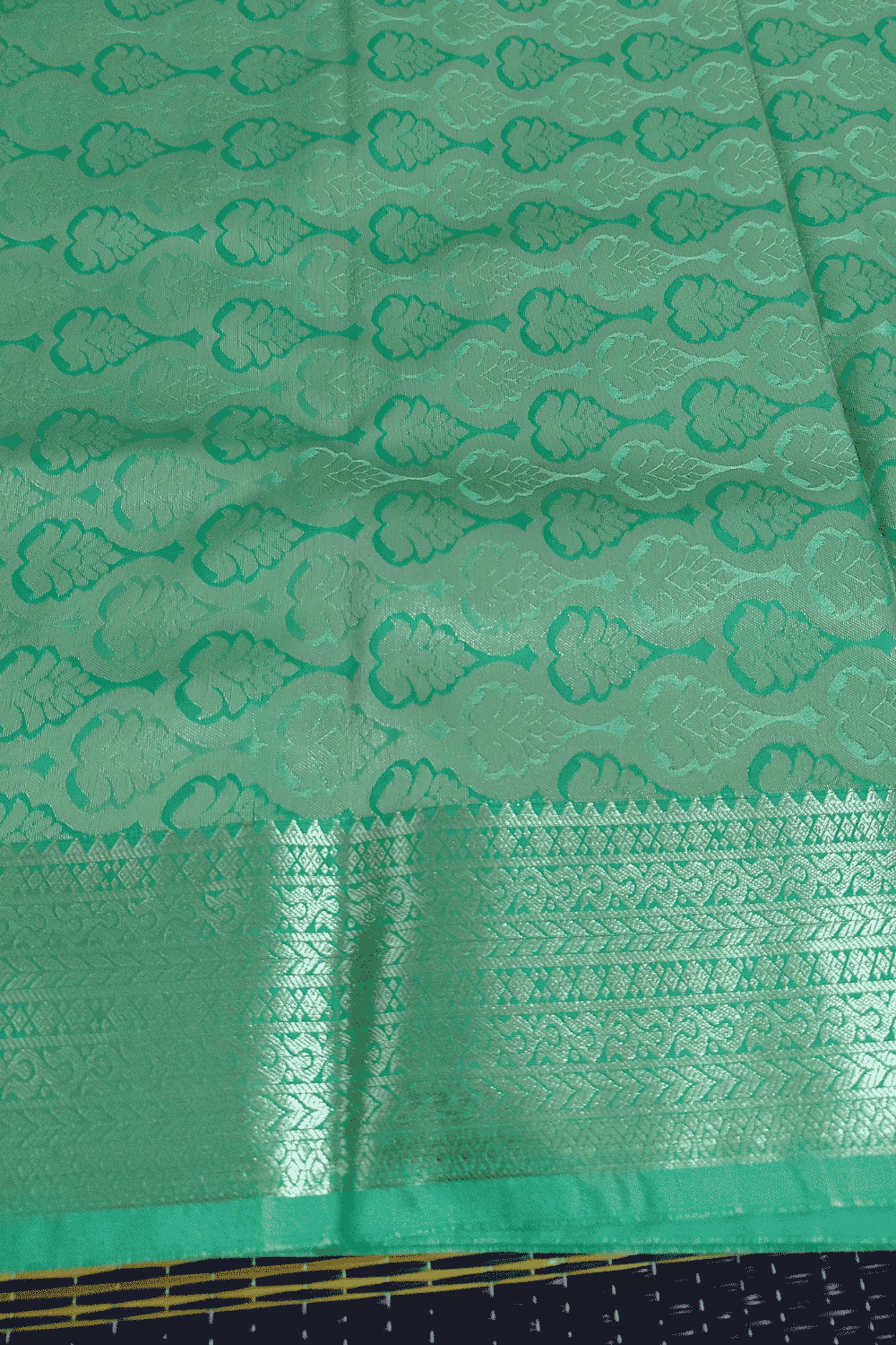 Samudrika silk saree sea green